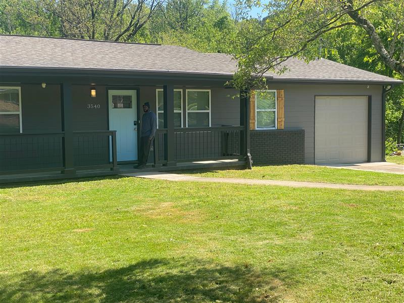 Completed exterior home renovation